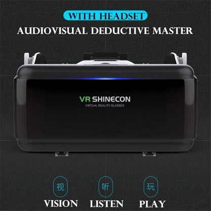 Original VR Virtual Reality 3D Glasses Box Stereo VR Google Cardboard Headset Helmet for IOS Android Smartphone,Wireless Rocker - YOURISHOP.COM