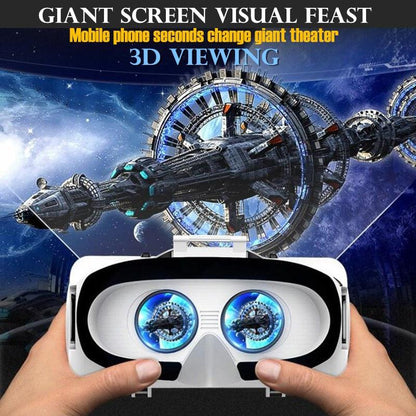 Original VR Virtual Reality 3D Glasses Box Stereo VR Google Cardboard Headset Helmet for IOS Android Smartphone,Wireless Rocker - YOURISHOP.COM