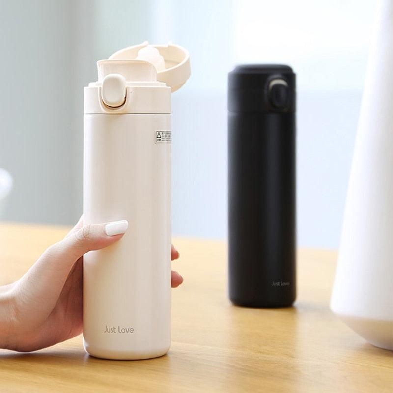 Sport cute water bottle Portable Vacuum travel Mug Drink Bottle Stainless Steel insulated tumbler tea cup Coffee Thermos bottles - YOURISHOP.COM