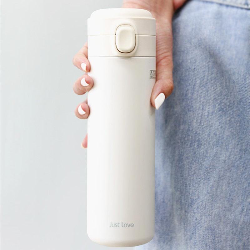 Sport cute water bottle Portable Vacuum travel Mug Drink Bottle Stainless Steel insulated tumbler tea cup Coffee Thermos bottles - YOURISHOP.COM