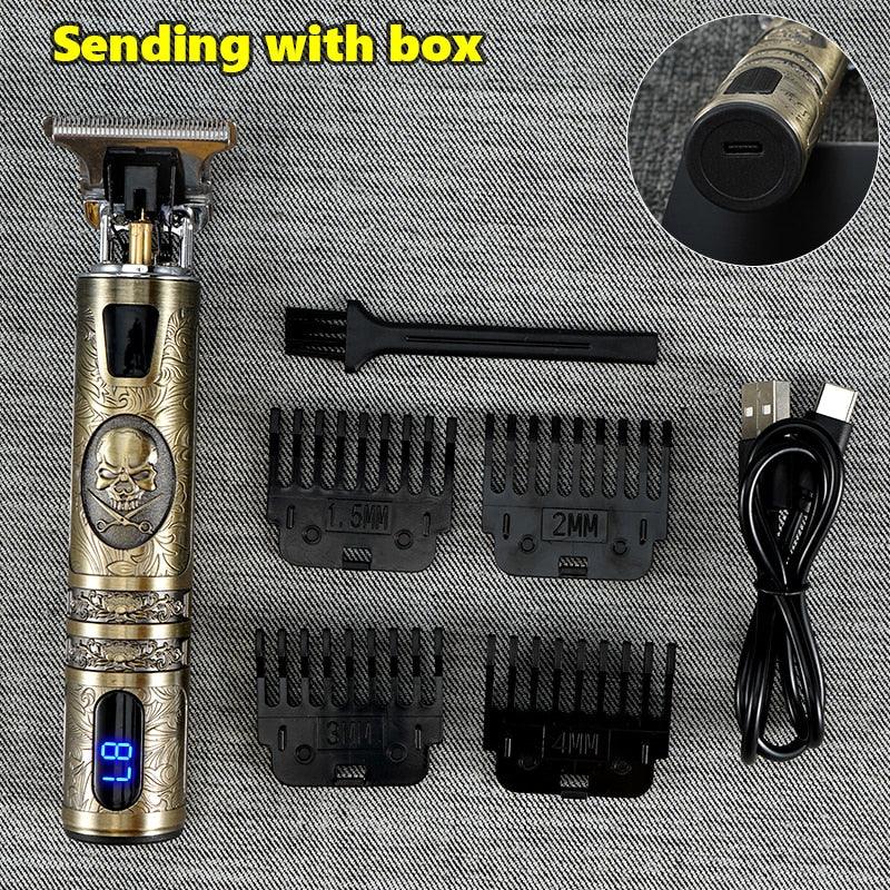 USB Electric Hair Clippers Rechargeable Shaver Beard Trimmer Professional Men Hair Cutting Machine Beard Barber Hair Cut - YOURISHOP.COM