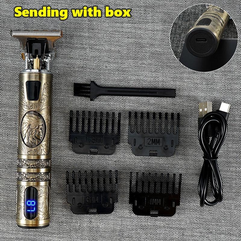 USB Electric Hair Clippers Rechargeable Shaver Beard Trimmer Professional Men Hair Cutting Machine Beard Barber Hair Cut - YOURISHOP.COM