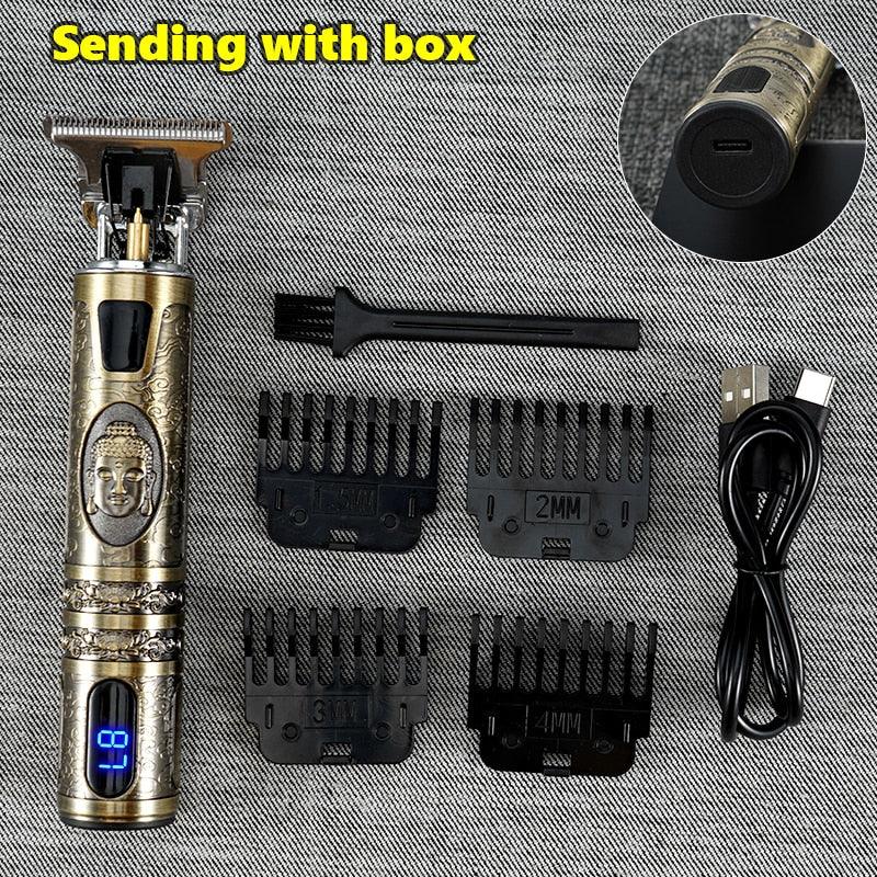 USB Electric Hair Clippers Rechargeable Shaver Beard Trimmer Professional Men Hair Cutting Machine Beard Barber Hair Cut - YOURISHOP.COM