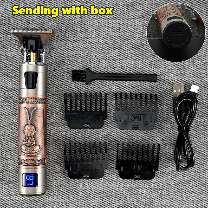 USB Electric Hair Clippers Rechargeable Shaver Beard Trimmer Professional Men Hair Cutting Machine Beard Barber Hair Cut - YOURISHOP.COM